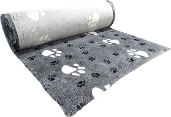 Produktbild Companion ProFleece grå m. sorte poter rulle ca. 16x1,5 m (Hund)