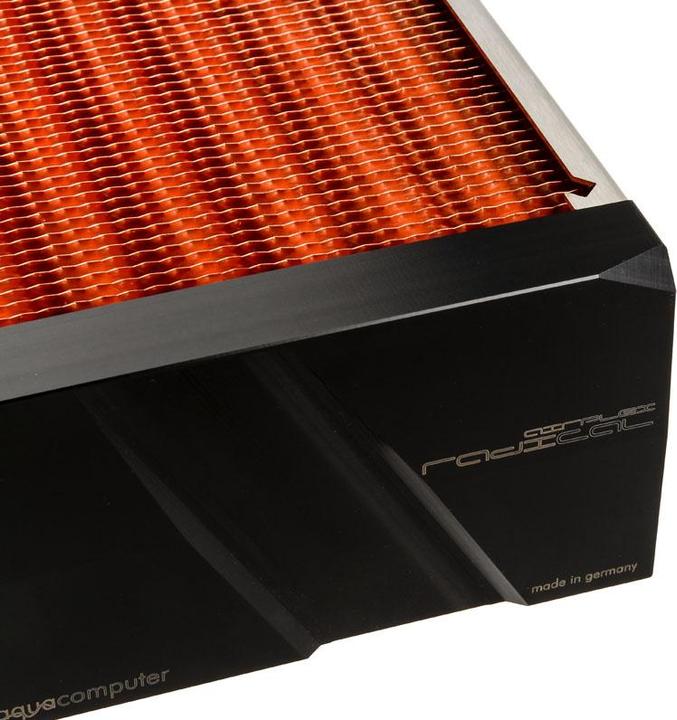 Actual product image Aqua Computer airplex radical 4/420mm - copper (140 mm)