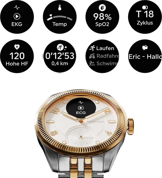 Image du produit Withings Scanwatch Nova Or brillant (39 mm)