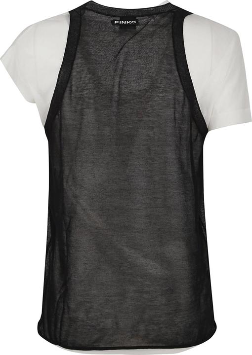 Actual product image Pinko T-shirt E Polo Nero E Bianco (XS)