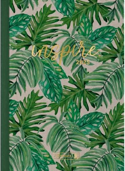 Actual product image Brunnen 1073115015 Pocket calendar model 731 (2025) 'inspire'| 2 pages = 1 week| A6| 144 pages (10 x 14 cm, German)