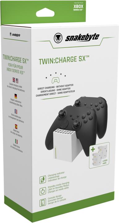 Image du produit Snakebyte Twin Charge SX (Xbox Series X, Xbox One X, Xbox One S, Xbox Series S)