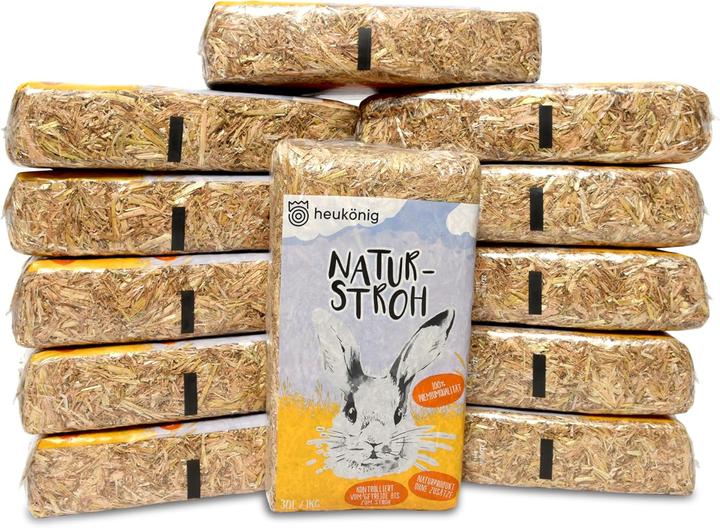 heukönig.de Natürliches Stroh (12 kg, Straw)