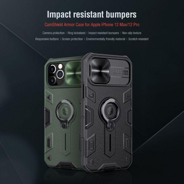 Image du produit Nillkin CamShield Armor Series Hardcase Cover (Apple iPhone 12, Apple iPhone 12 Pro)