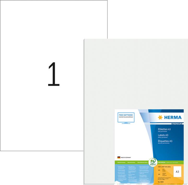 HERMA Universal labels A3