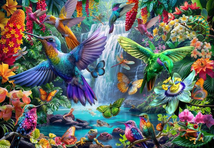 Immagine prodotto Bluebird Puzzle 1000 pieces Tropical Hummingbirds (1000 pezzi)