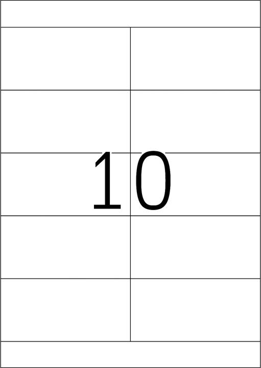 Actual product image HERMA Universal labels A4