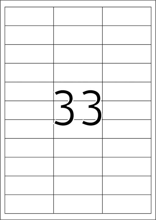 Actual product image HERMA Universal labels A4