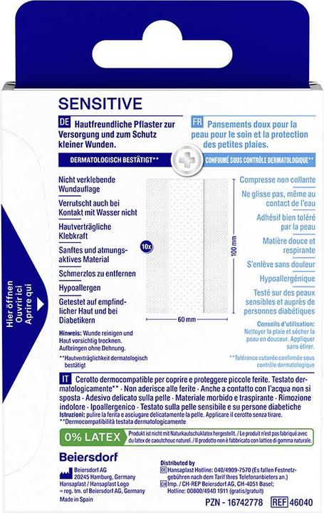 Actual product image Hansaplast Sensitive