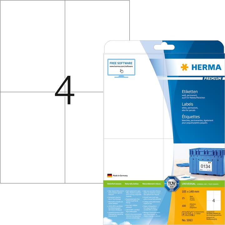 Image du produit HERMA Étiquettes d'expédition A4