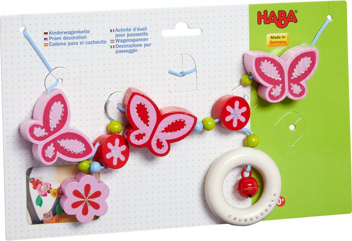 Produktbild Haba Kinderwagenkette Schmetterlingszauber