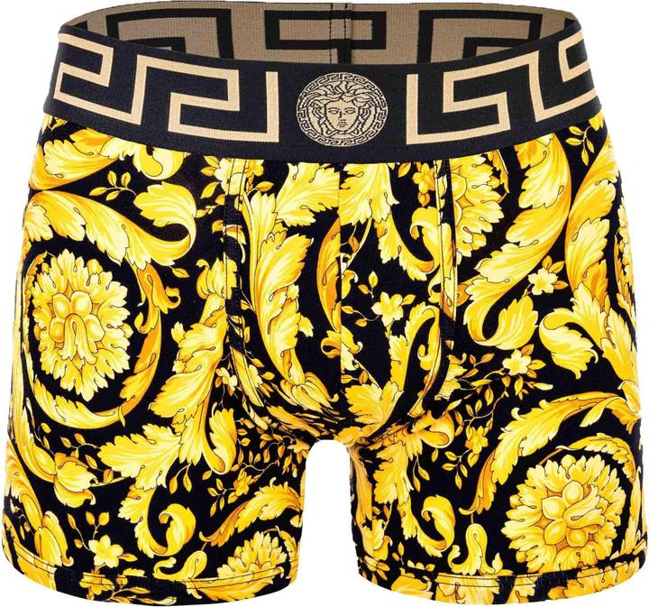 Versace Trunk Stretch Organic Jersey Barocco Ss92 All Over - New Logo (S, Einzelpack)