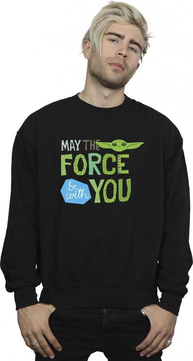 Immagine prodotto Star Wars The Mandalorian May The Force Be With You Felpa Uomo (L)