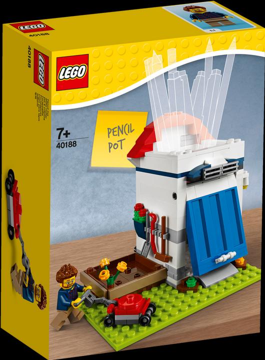 Actual product image LEGO Pencil Pot Pencil Holder (40188, LEGO Iconic)