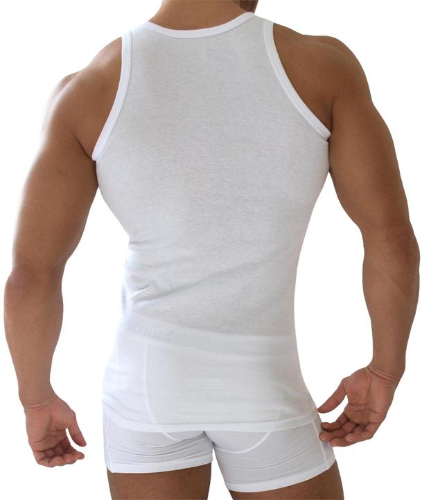Produktbild Normani 5 Stück Herren-Unterhemd Feinripp Weiss (XS)