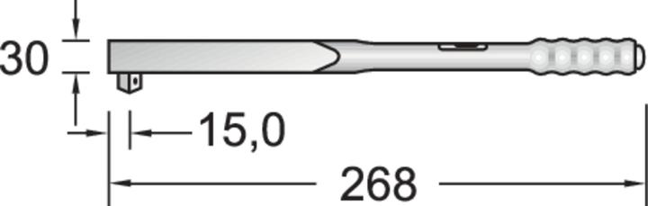 Produktbild Gedore 8554-01 Drehmomentschlüssel DREMOMETER AM 6-30 Nm (1/4", 6 Nm, 30 Nm)