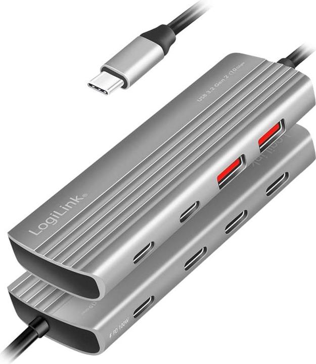 Actual product image LogiLink UA0414 (USB-C, 10 Ports)