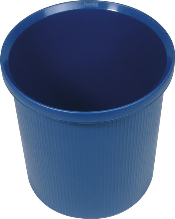 Image du produit Helit Corbeille à papier en plastique à bandes décoratives, capacité 18 l, lot de 5 (18 l)