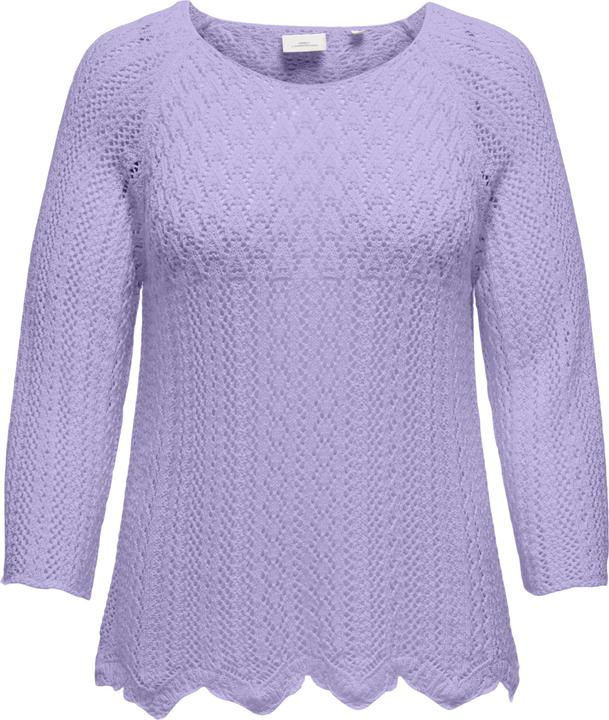 Produktbild Only Normal geschnitten Rundhals Plus Pullover Strickpullover (L)