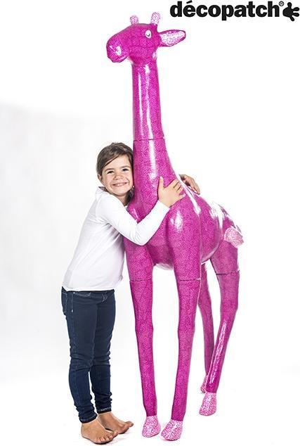 Produktbild Décopatch Papp-Figuren 160 x 80 x 35 cm Giraffe XXL