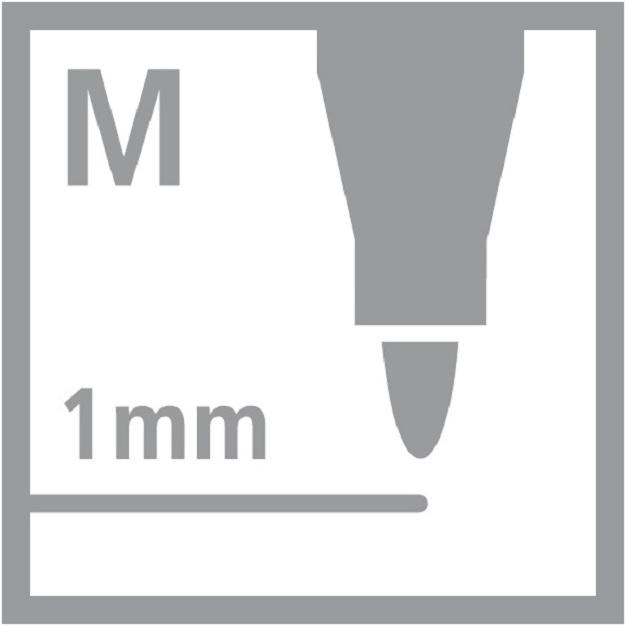 Produktbild STABILO OHPen universal Folienstift wasserlöslich (Schwarz, 1 mm, 1 x)