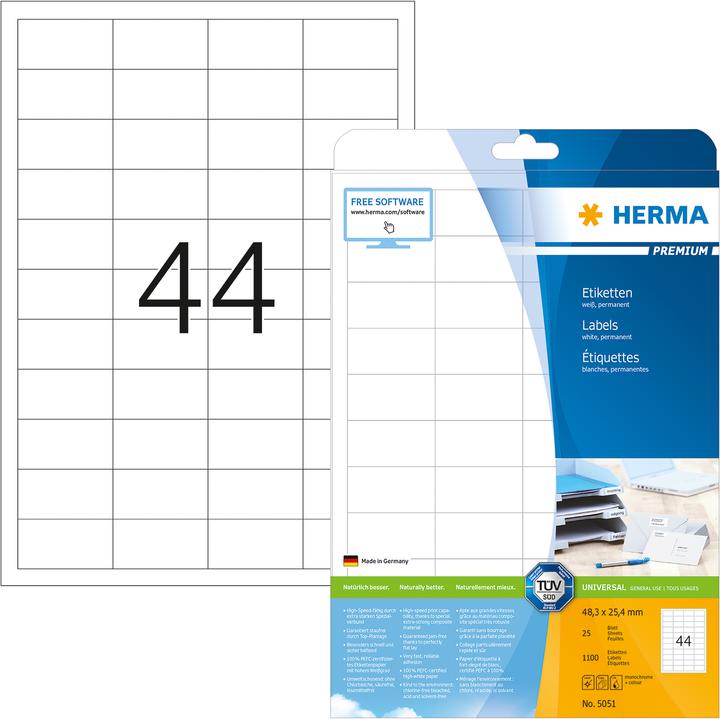 Immagine prodotto HERMA Etichette universali A4