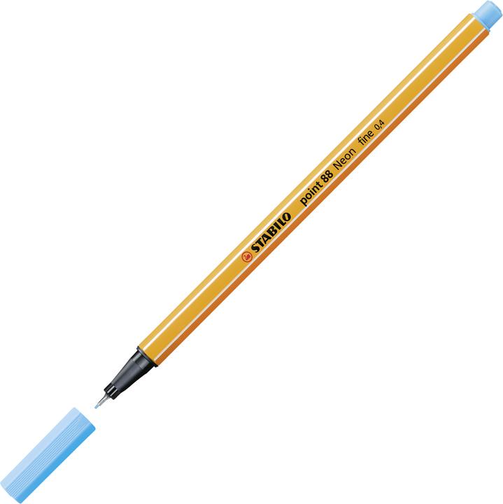 Actual product image STABILO point 88 Fineliner (Neon blue, 1 x)