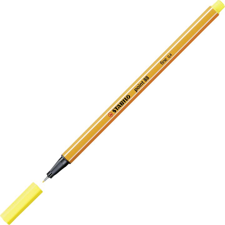 Actual product image STABILO point 88 Fineliner (Lemon, 1 x)