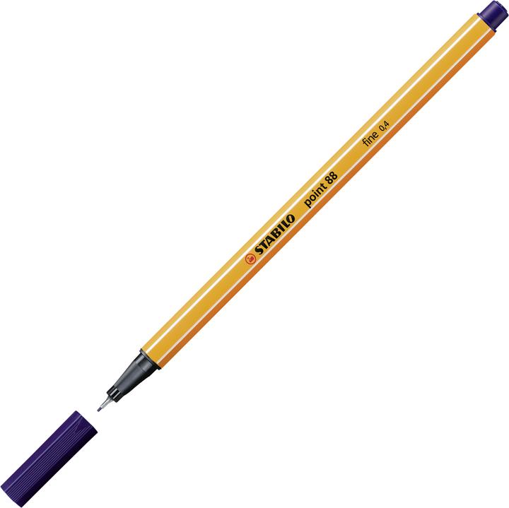 Produktbild STABILO point 88 Fineliner (Nachtblau, 1 x)