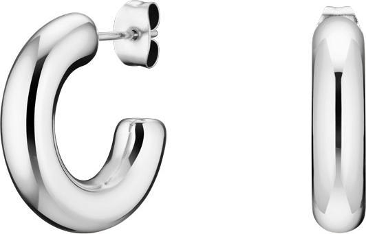 Rosefield Medium Hoop Earrings Silver Ohrringe (Edelstahl)