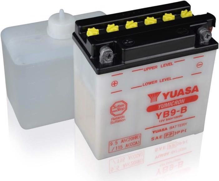 Immagine prodotto Yuasa Batteria per moto YB9-B (DIN 50914) (12 V, 9.50 Ah, 115 A)