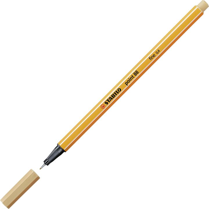 Actual product image STABILO point 88 Fineliner (Ochre, 1 x)