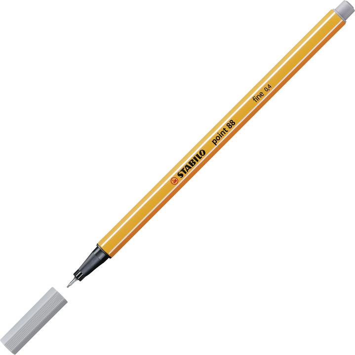 Produktbild STABILO point 88 Fineliner (Mittelgrau, 1 x)