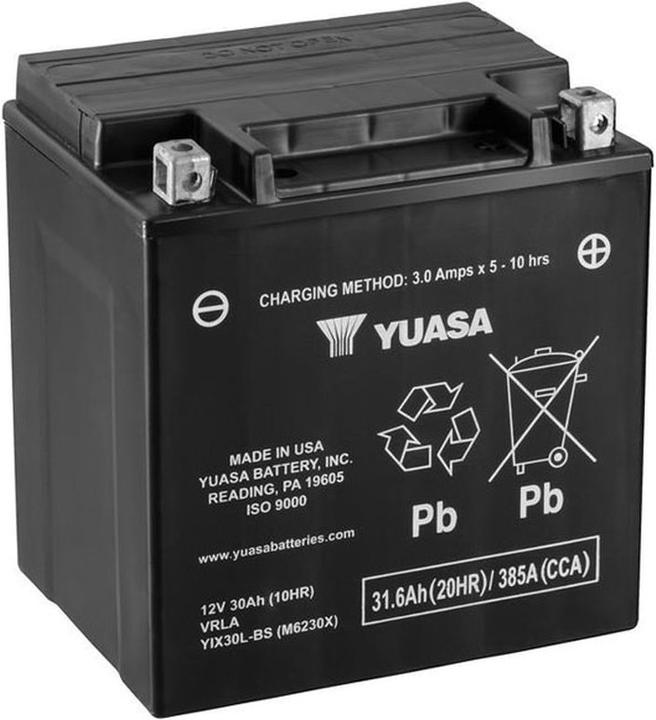 Image du produit Yuasa YIX30L-BS Batterie AGM pour moto (DIN 83000) (12 V, 31.60 Ah, 385 A)