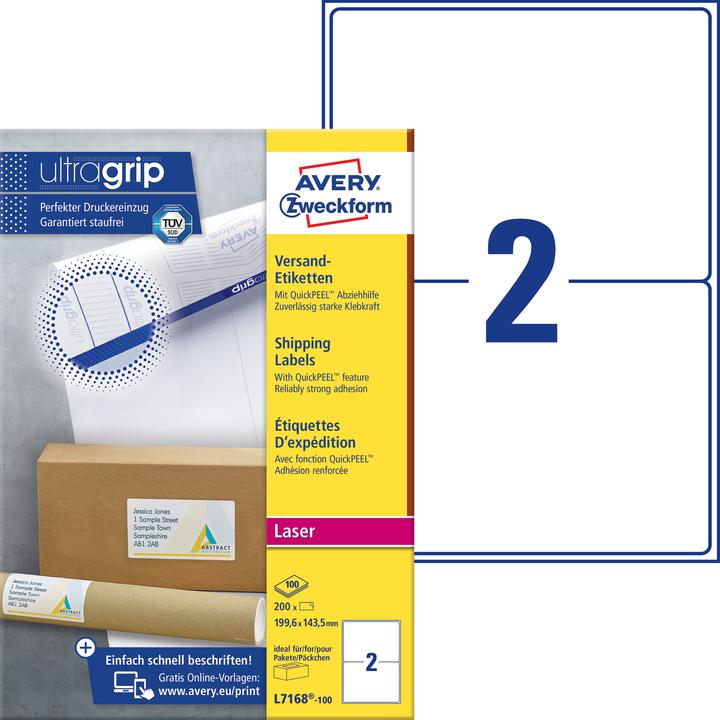 Produktbild Avery Versandetiketten blickdicht