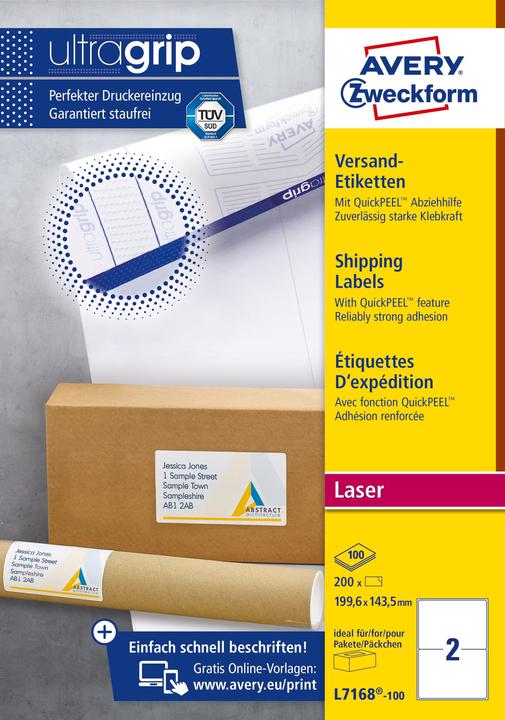 Produktbild Avery Versandetiketten blickdicht