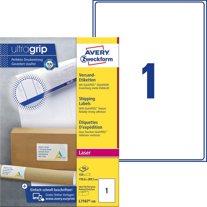Produktbild Avery Versandetiketten blickdicht