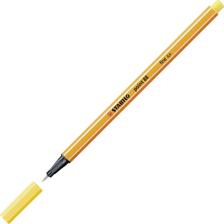 Produktbild STABILO point 88 Fineliner (Gelb, 1 x)