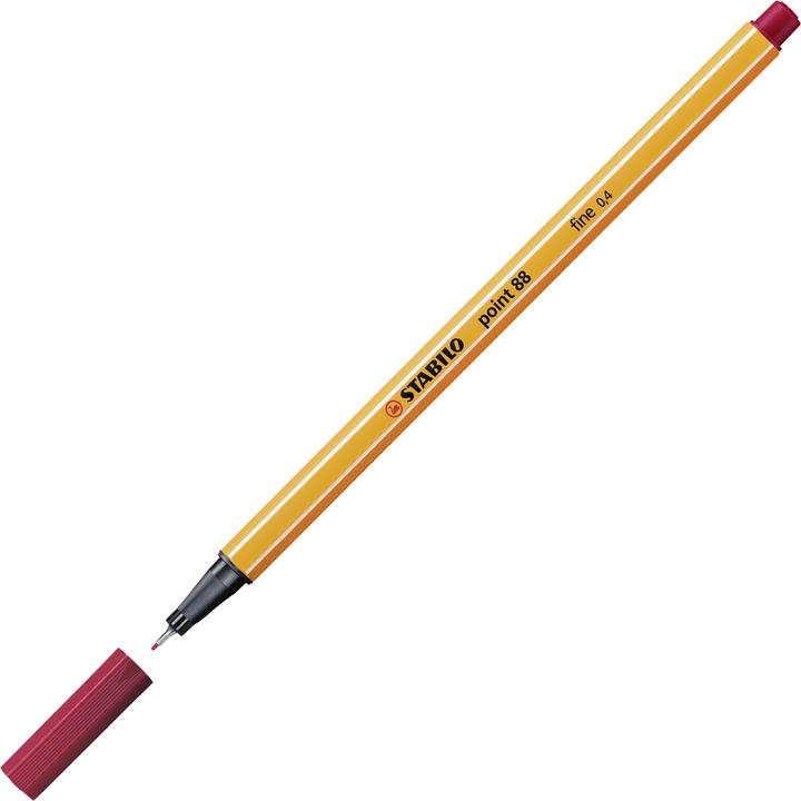 Produktbild STABILO point 88 Fineliner (Dunkelrot, 1 x)