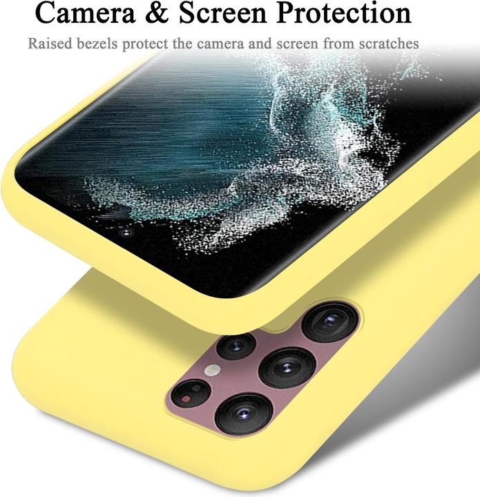 Immagine prodotto Cadorabo Custodia in silicone liquido TPU (Samsung Galaxy S22 Ultra)