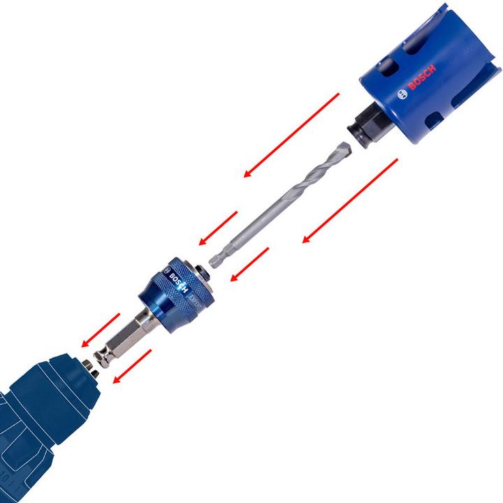 Image du produit Bosch Professional Zubehör Coffret de scies cloches pour PRO (60 mm)
