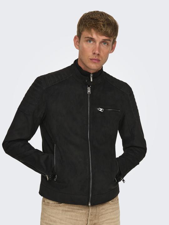 Produktbild Only & Sons Onsgus Faux Suede Racer Jacket Otw Noos (L)