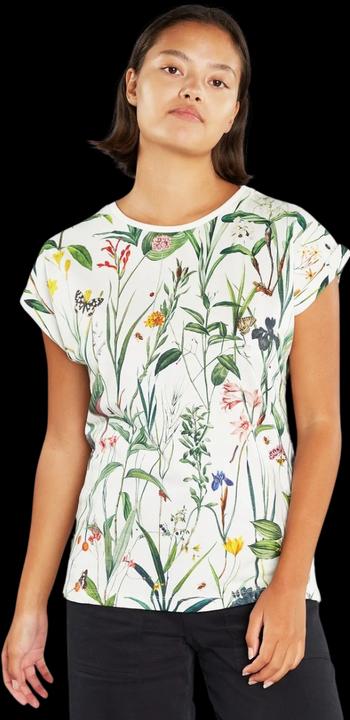 Dedicated T-shirt Visby Flower Field Off-White L (L)