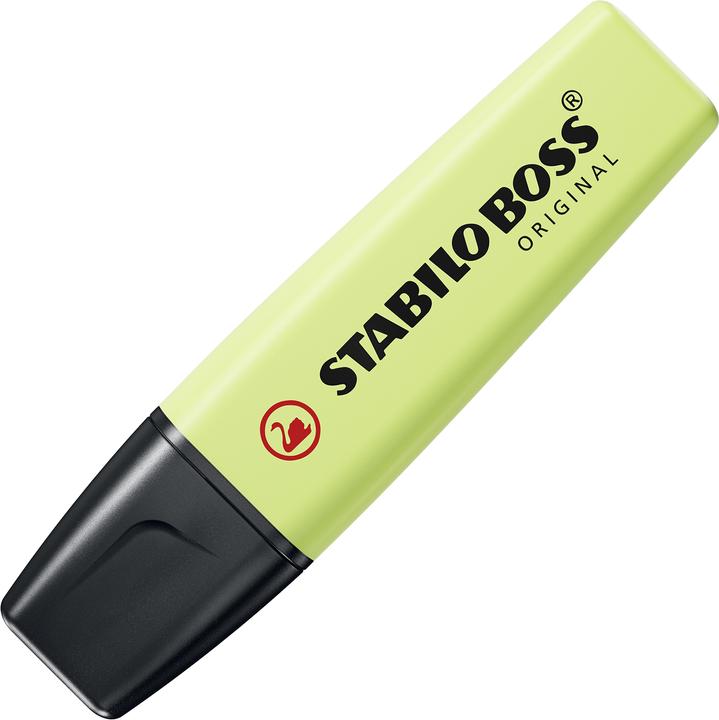 Image du produit STABILO Surligneur BOSS ORIGINAL Pastel (Citron vert, Cerisier en fleurs, Rose, Bleu nuageux, Rouge corail, 5 mm, 4 x)