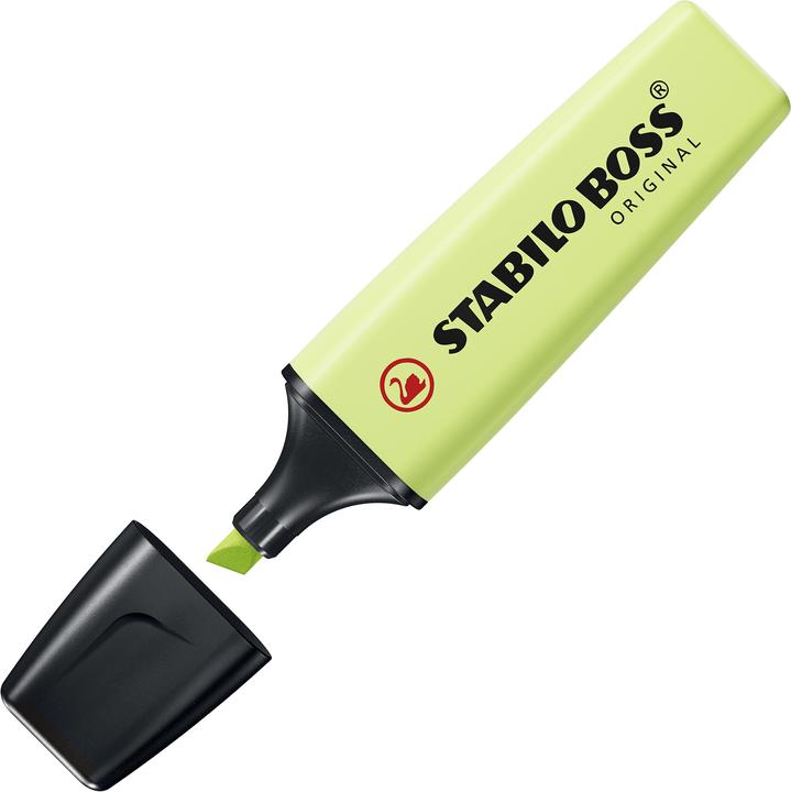 Image du produit STABILO Surligneur BOSS ORIGINAL Pastel (Citron vert, Cerisier en fleurs, Rose, Bleu nuageux, Rouge corail, 5 mm, 4 x)