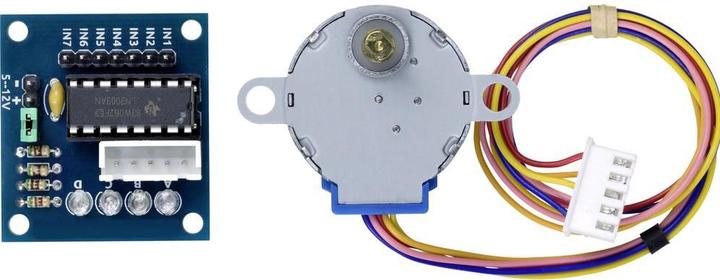 Produktbild Tru Components Schrittmotor mit 5V/DC und Treiber-Platine ULN2003