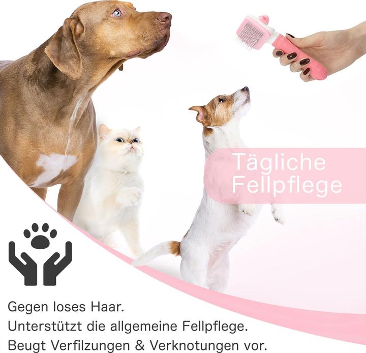 Image du produit Bluzelle Soin des animaux Brosse autonettoyante (Chat, Chien)
