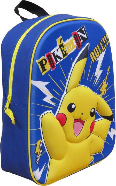 Actual product image CyP Brands Pokemon Pikachu 3D backpack 30cm