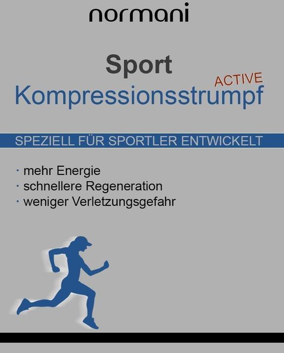 Produktbild Normani Sport-Kompressionskniestrümpfe (Einzelpack, 35 - 38)