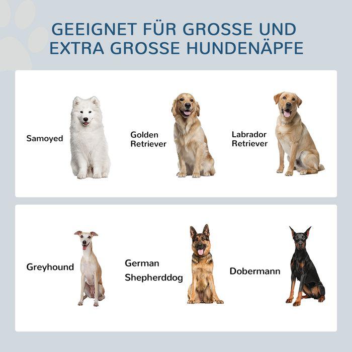 Produktbild Swisshandel24 2-in-1 Erhöhter Hundenapf Höhenverstellbar Futternapf mit Ständer Stauraum
